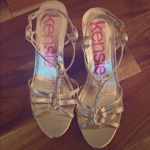 Kensie Girl cork wedge sandal